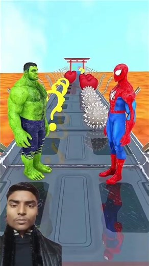 😳spider man VS Hulu man #kiss prank 🤣 #magic #facts #prankencounters #prankcam #freaky #prankkids