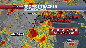 38K views · 545 reactions | Tropical storm warnings are up in southern Texas as a system makes landfall south of the border with Mexico. Meteorologist Cheryl Scott times out the tropical system as it moves ashore. https://abcn.ws/3RgkuCT | ABC World News Tonight with David Muir | Facebook