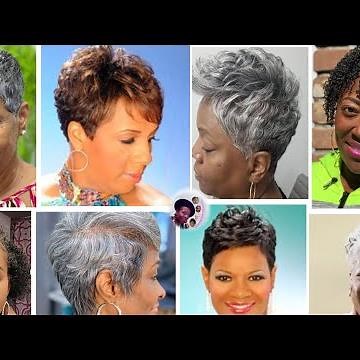 BLACK GRANDMA SHORT HAIRSTYLES LOOK BOOK 👍💕