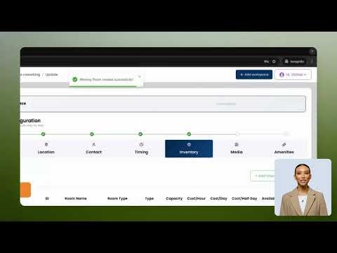 Add Workspace—Set Inventory—Part 2
