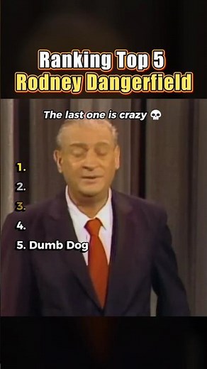 Rodney Dangerfield’s Funniest One-Liners Ranked! 📊🤣