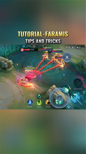 Tutorial Faramis Mobile Legends | Basic Tricks #MLBBGoldenMonth #MLBBCreator