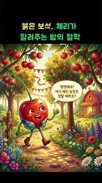 "[체리(Cherry)] 당신의 밤을 찬란하게 바꿀 붉은 보석, 타트체리의 모든 것"체리효능 #타트체리 #불면증극복 #멜라토닌 #노화방지 #항산화음식 #건강식단 #러셀라이터