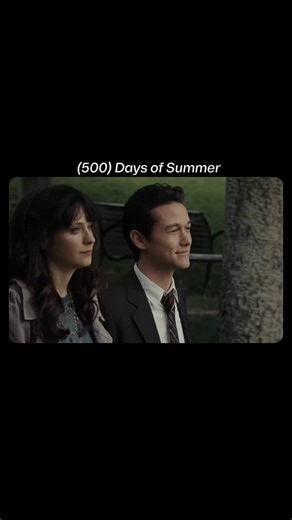 GoodForNothing on Instagram: "(500) Days of Summer is a non-linear romantic dramedy directed by Marc Webb that follows Tom, a hopeless romantic who falls hard for Summer, a woman who doesn’t believe in true love. Told out of order across 500 days of their relationship, the film explores how expectations, memory, and projection can distort reality. Rather than a typical love story, it’s a breakup story about learning who someone really is versus who you imagine them to be. Starring Joseph Gordon‑