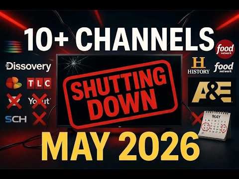 Over 10 More Cable TV Channels Are Shutting Down in May 2026
