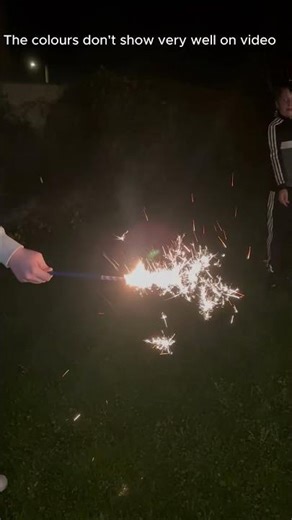 Rainbow Fountains Hand Held Rainbow Fireworks #fireworks