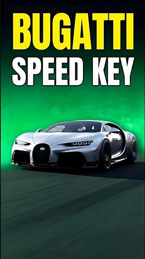Bugatti Speed Key!!