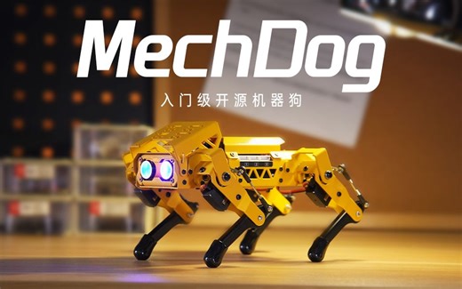 入门级开源机器狗MechDog来啦！小身体大能量，智领全龄段AI教育场景！