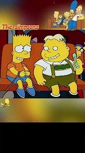 Bart saw a monster tearing apart the school bus.