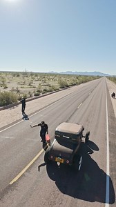 Supercharged Model-A vs Flathead Model-A #art #love #hotrod #roadster #blackfriday #music Ghostriders Az cc @haifleybrothers | AZ Car Drone