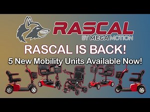 Rascal Mobility Is Back! | Introducing 5 NEW Scooters & Power Chairs by Mega Motion