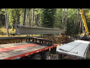 Beam launcher and Grove TMS 9000E in action