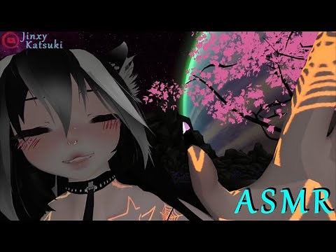 VR ASMR | Space Cat Gives You Personal Attention (Ear Licking & Visuals) | Jinxy VR