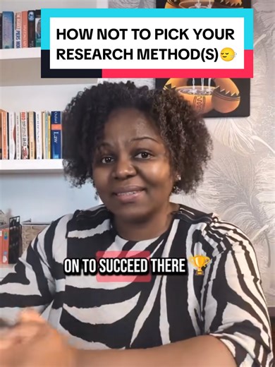 How do you pick the right research method? It's certainly not by deciding which one you want to avoid at all costs. All methods come with their unique challenges and qualitative research is no exception. So, while you will need to consider your methodological strength by the time you get to your thesis/ dissertation, it is more important that you are ready to learn new things about your chosen method and that the method fits the problem you are trying to address. #onthisday #academicwriting #res