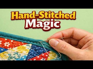 How to Hand Stitch Quilt Binding Perfectly 🧵✨ (Genius Tricks)