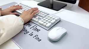 Black Mouse Pad Large Desk Mat, Extra Gaming Computer Mousepad with Stitched Edges Non-Slip, Keyboard Mouse Pad for Desktop, But Did You Document It Home Office Desk Accessories Decor 31.5in