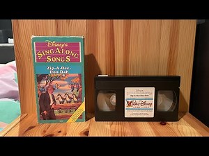 Opening to Disney's Sing-Along Songs: Zip-a-Dee-Doo-Dah (Canadian Copy) 1986 VHS