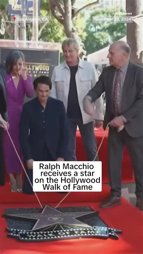 3.3M views · 85K reactions | Ralph Macchio receives a star on the Hollywood Walk of Fame: | NBC News | Facebook