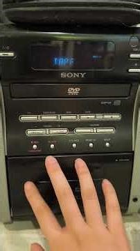 Sony dvd player tape player review