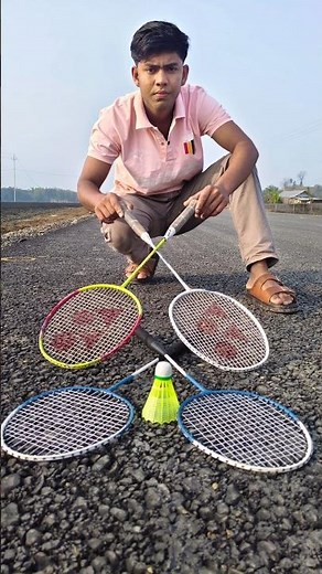 New big badminton set unboxing and review test #shots