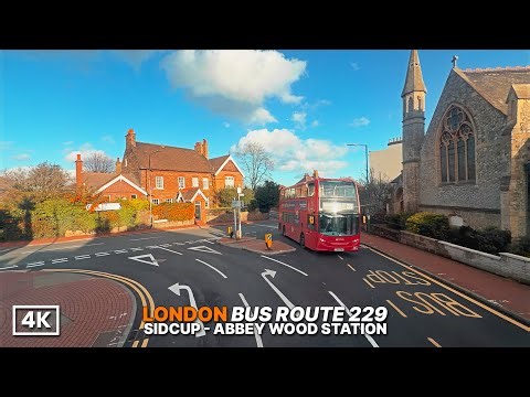 Sunny Afternoon Bus Ride Through Southeast London 🚍 | Route 229 POV from New Sidcup to Abbey Road
