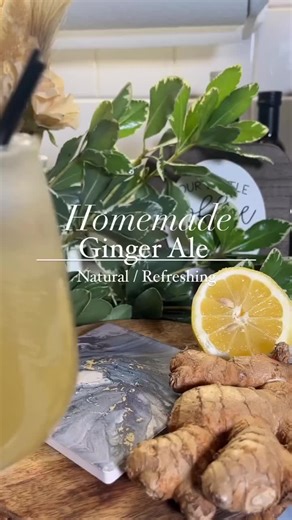 Refreshing Homemade Ginger Ale Recipe