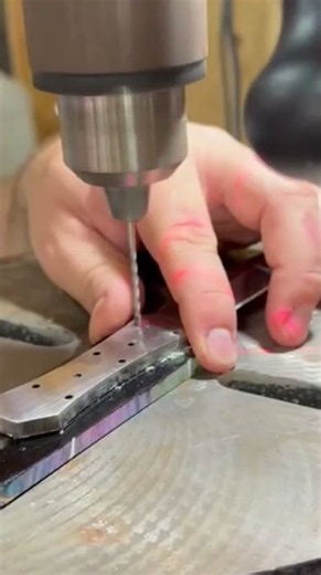 Rough-Shaping a Custom Knife Handle #Shorts