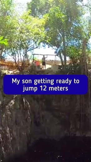 CANADIAN IN YUCATAN MEXICO - Getting Ready To Jump Into Cenote