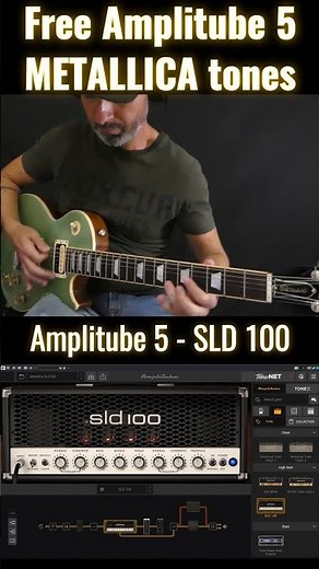Free Metallica Guitar Tones with AmpliTube 5 CS | Real Amp Sound | FREE Plugin #shorts