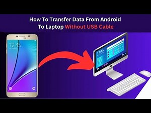 How To Transfer Data From Android To Laptop/PC Without USB | Share Files Without USB Cable