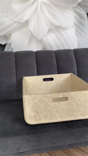 Felt Storage Box / Felt Storage Basket / Flat Felt Basket / Clothes Storage / Possible in Custom Size - Etsy