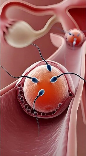 How Human Fertilization Happens | 3D Sperm Meets Egg Animation | AI Anatomy Explained