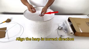 KFFKFF Set of 2 Drum Lamp Shades, 13-inch Top and Bottom Diameter x 10-inch Height, Medium Linen Lampshades for Table, Floor, and Pendant Lamps, Simple Assembly Required (Light Linen)