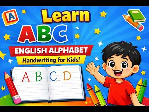 Writing Capital Letters ABCD for Kids | English Alphabet Writing Practice | Learn ABCD