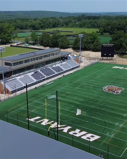 A new chapter continues to unfold at Beirne Stadium. High above our home turf and the brand-new fieldhouse — the future is now for Bryant Athletics. | Bryant Athletics