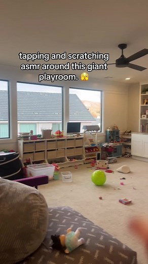 Exploring a Giant Playroom with Relaxing Tapping and Scratching ASMR