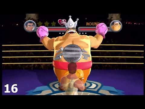 Strongest Attacks From Opponents Ranked by Amount of Damage | Punch-Out!! Wii