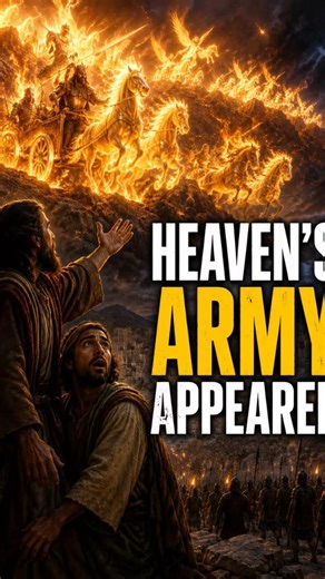 Elisha Carried away by the chariot of fire | Heavenly Army #biblestories #viralvideo