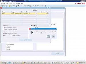 Oracle GL Jouranl Interface/Conversion- E-Business Technical
