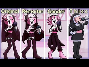 SARVENTE: Original VS Remaster VS GenderBend VS Thicc | FNF Mods