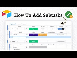 How to add subtasks in Airtable (Project Planning Made Easy)