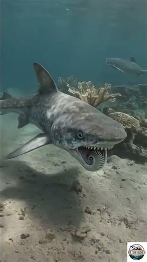 This is a Helicoprion #prehistoric #animals