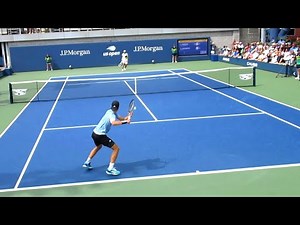 Jakub Mensik BRUTAL Serve + Forehand Attacking Tennis [Slow Motion]