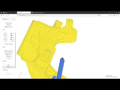 Early look at the Pre web app for MSC Nastran