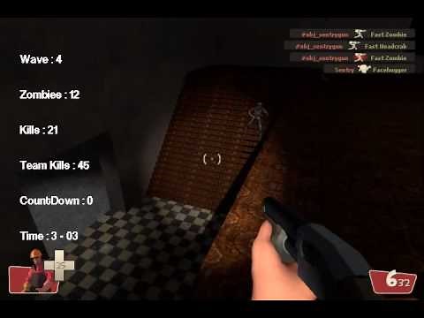 Team Fortress 2 - Zombie Survival Gamemode - GMOD - Engineer - part 1