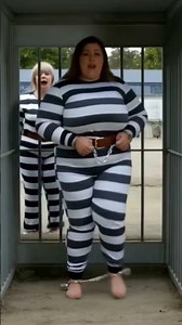 The Cage Dance #FemaleChaingang #Cuffed #Behindbars #ShackledPrisoners #Prisoners #Prison #Dance