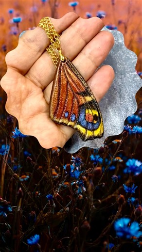 77 reactions · 9 comments | Love the warmth of summer, butterflies, and timeless beauty? 曆 Bring them all together by ordering your own tooled leather butterfly wing pendant!  #butterfly #pendant #leathertooling #artisan #tooledleather #leatherjewelry #wearableart #gemsforall #gemsplusleather #leatherart #luxury #leathercraft #designer #summervibes | Anna Master | Facebook