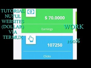 PART 1... TUTORIAL NUYUL MANIA PROFIT (DOLLAR) DENGAN TERMUX..