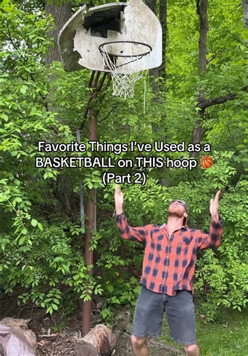 Creative Objects Used as a Basketball on This Hoop - Part 2