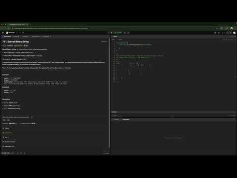 761 Special Binary String